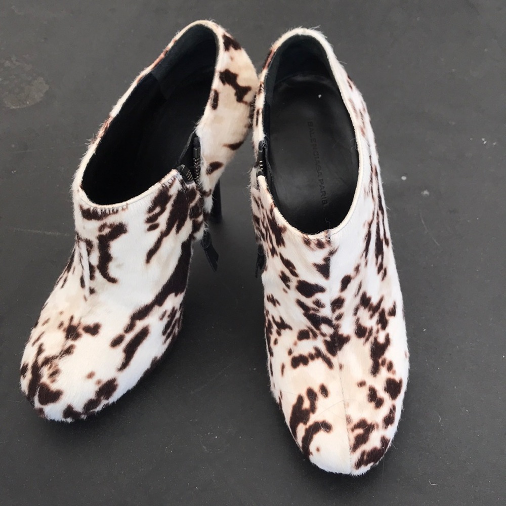 Gently used Balenciaga booties with box.